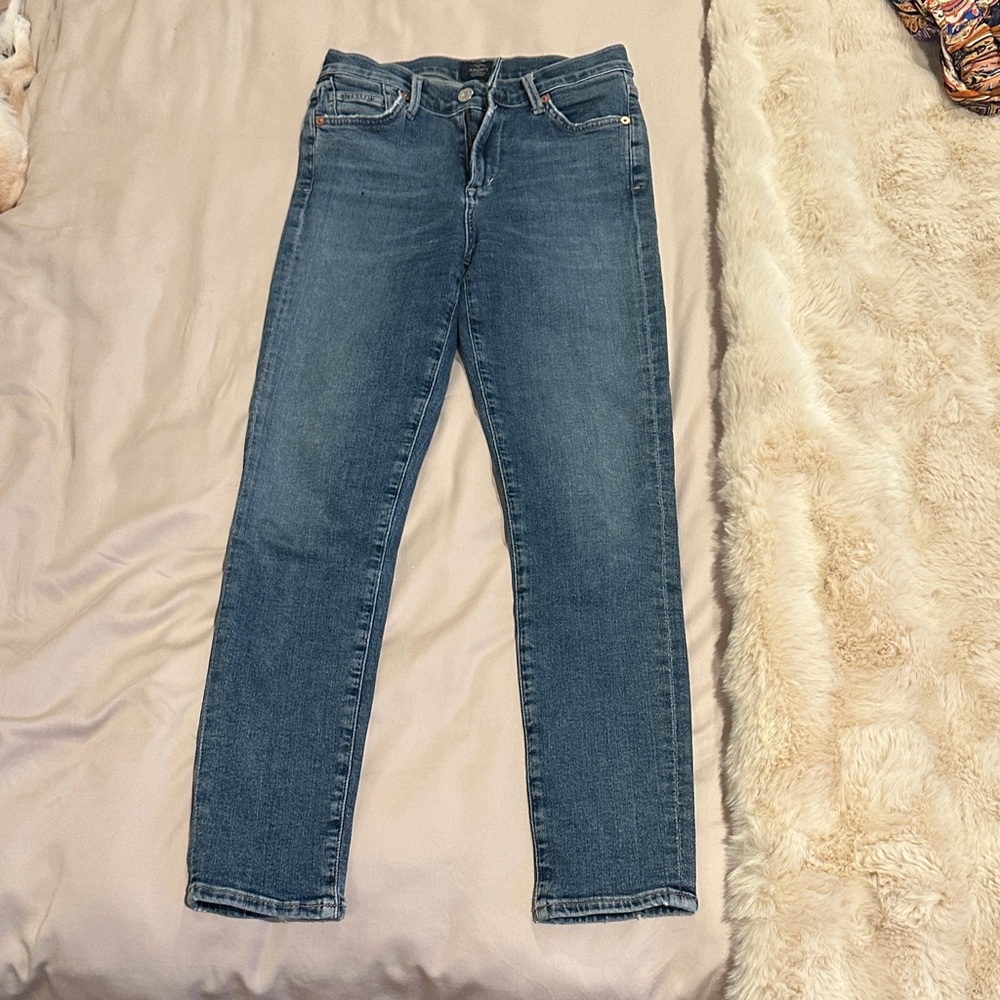 Citizens Of Humanity Rocket Crop Midrise Skinny Jeans